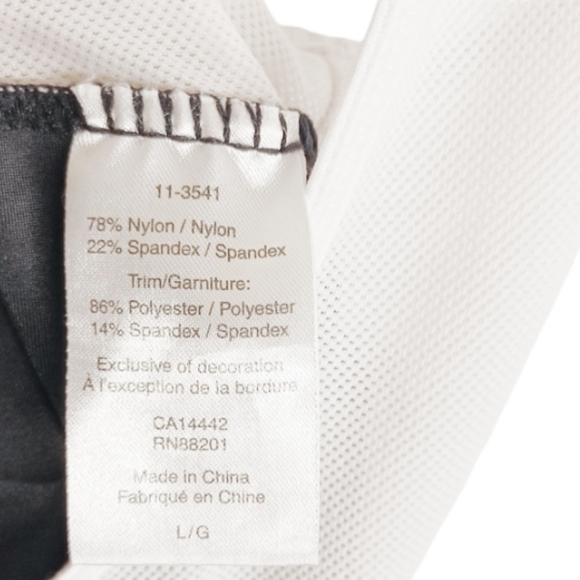 PERFORMANCE White Black One Piece Cycling Sleeveless Romper Large - Picture 7 of 9